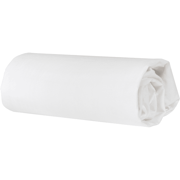 Roba Stræklagen Jersey safe sovende® hvid 40x90 cm / 45x90 cm