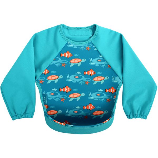 Bibetta Bavoir enfant scratch UltraBib® manches Raglan poissons