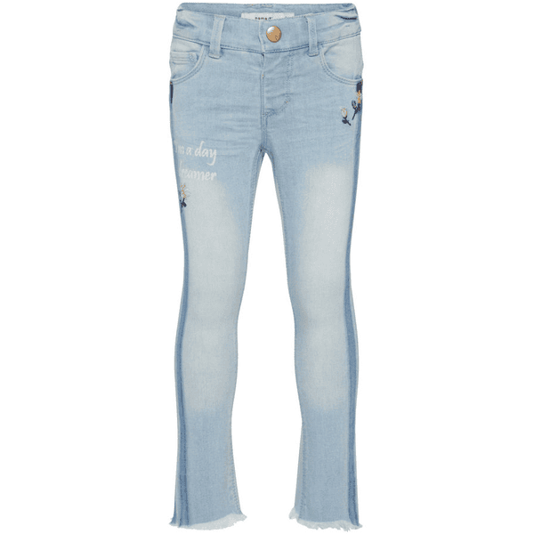 name it Girls Jeans Nmfpolly, azzurro denim 