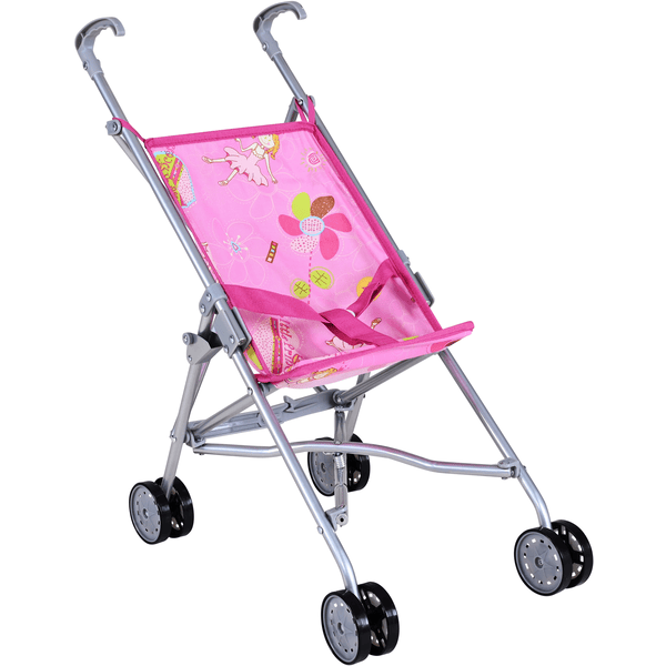 knorr toys® Wózek dla lalek Sim - różowy little prince ss