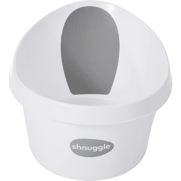 shnuggle ® Baño para niños pequeños blanco / gris