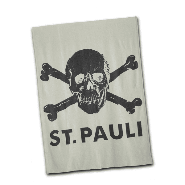 St. Pauli-täcke Skull Grey 