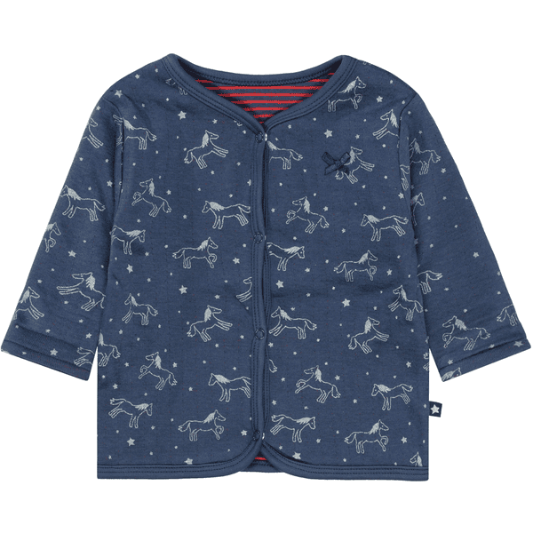 STACCATO Girls Wendejacke soft marine gemustert