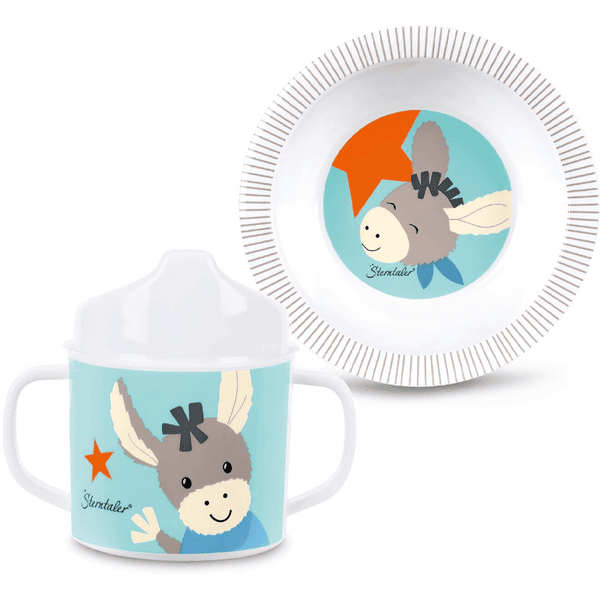 Sterntaler Trinklernbecher und Schalen Set 2er Set blau