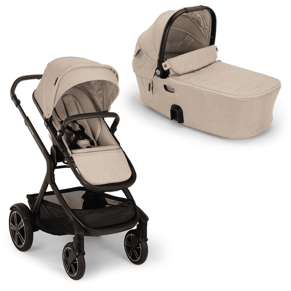 Nuna Kinderwagen inkl. faltbare Babywanne DEMI next Biscotti