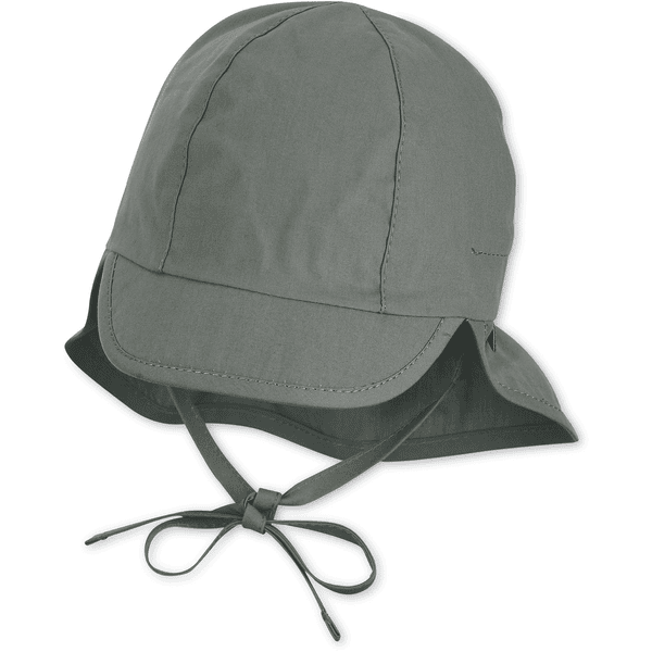 Sterntaler Casquette avec protection de nuque vert foncé 