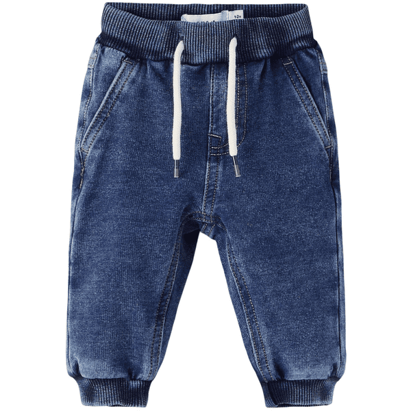 name it Sweatbroek Nbmromeo Medium Blauw Denim