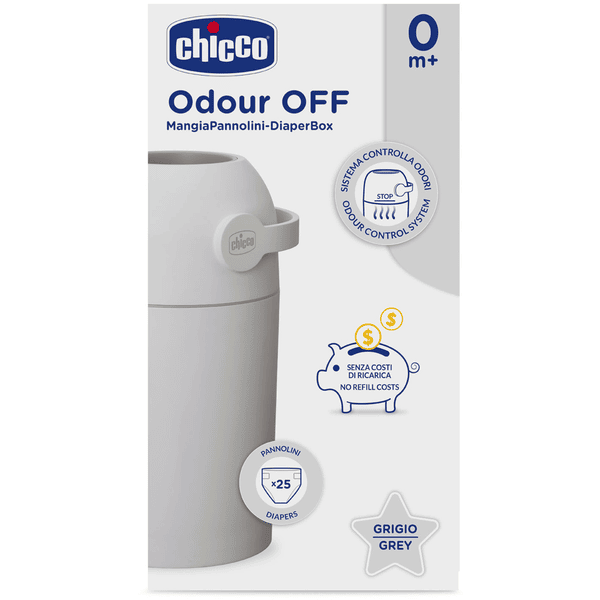 Chicco poubelle a couches sans recharges poo-poo off CHICCO Pas Cher 