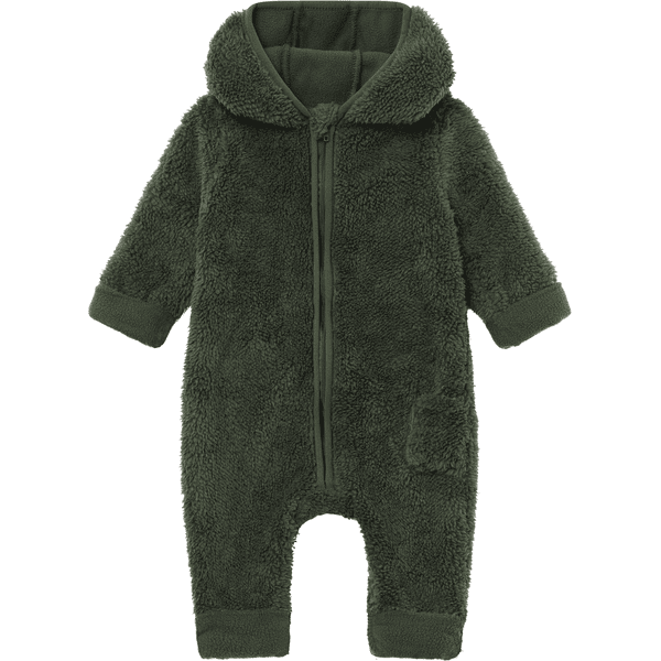 kindsgard Teddy overall kuddel olijf