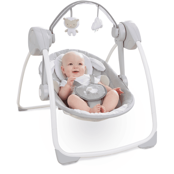 Ingenuity Hamaca para bebé Comfort 2 Go Portable Swing™ Corderito 