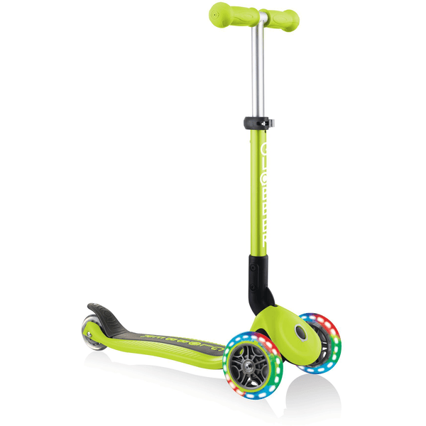 GLOBBER JUNIOR FOLDABLE LIGHTS mit Leuchtrollen, grün