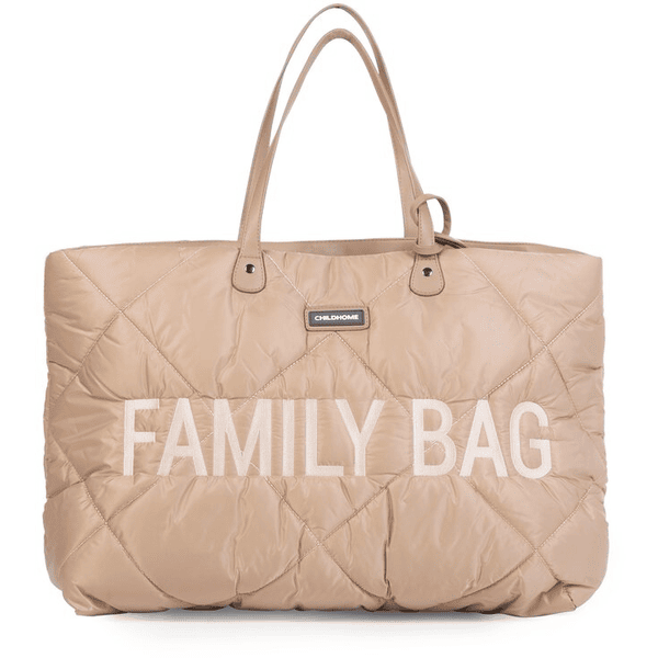 CHILD HOME Bolso familiar acolchado beige