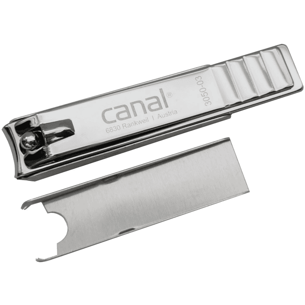 canal® Coupe-ongles pour pieds avec cuvette de récupération nickelé 8 cm