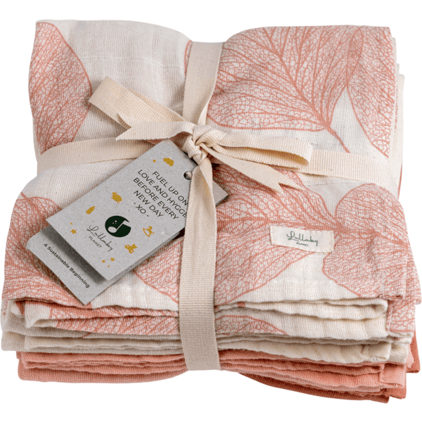 Lullaby Planet Musselin Swaddle  Rose Quartz 65x65cm