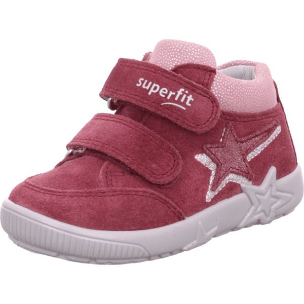 superfit Chaussures basses enfant scratch Starlight rose vif/rose, largeur moyenne