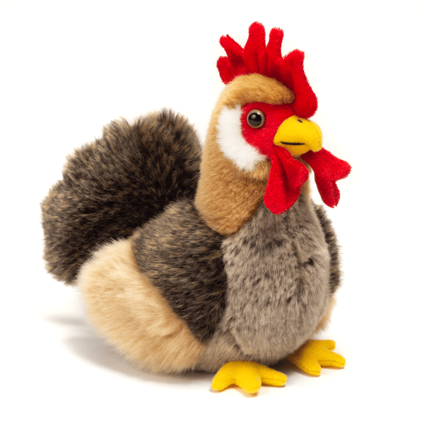 Teddy HERMANN® Peluche coq 17 cm