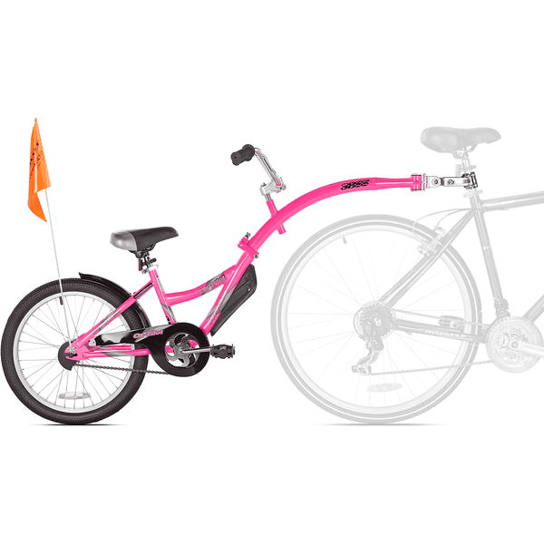 WeeRide Remolque de bicicleta para niños Tandem Copilot Pink