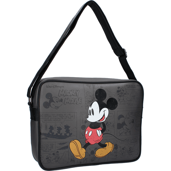 Kidzroom Schultertasche Mickey Mouse There's Only One Cartoon grey  