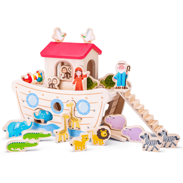 New Class ic Toys Noahs Ark Sorteringssæt til sortering af former