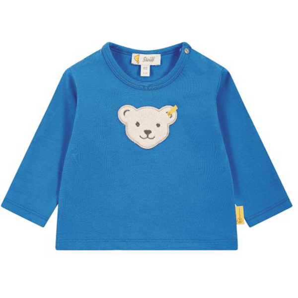 Steiff Langarmshirt mittelblau