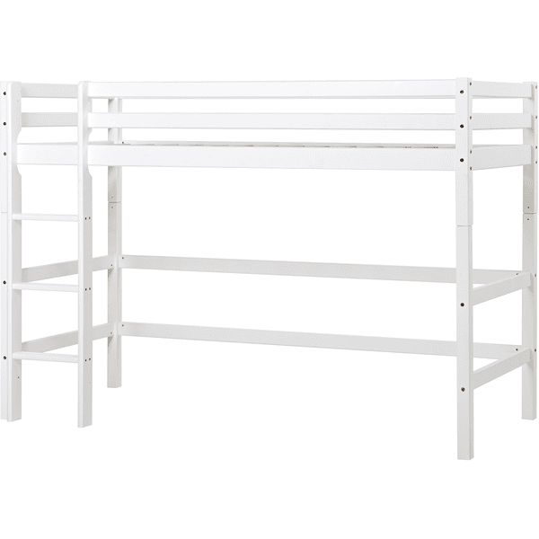 Hoppekids Mittelhochbett Basic weiß 90 x 200 cm