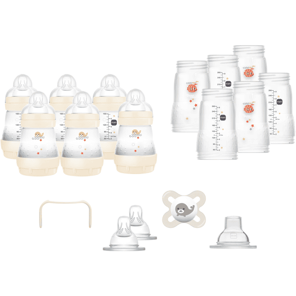 MAM Set inicial lactancia XXL Easy Start Anti-Colic beige