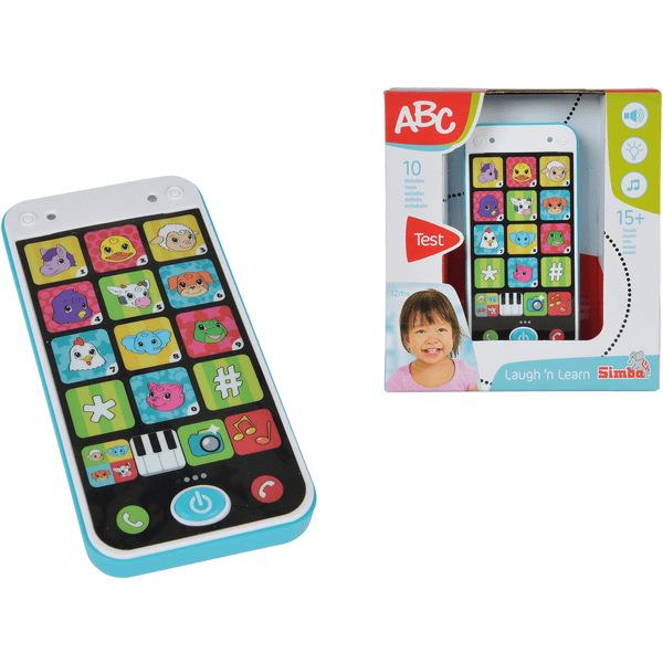 Simba Veilleuse musicale bébé smartphone ABC
