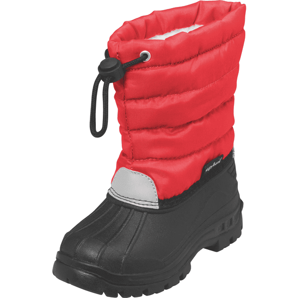 Playshoes Bottes de neige hiver enfant Basic rouge