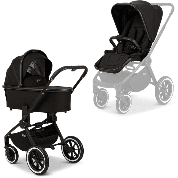 MOON Kinderwagen Resea Edition+ black/black matt