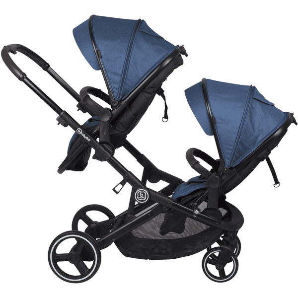 Poussette double inline Twiner BABYGO + 2 Siège auto Cosy Twi - Hamac |  Beebs