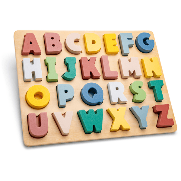 eitech Alphabet Puzzle duże litery pastelowe