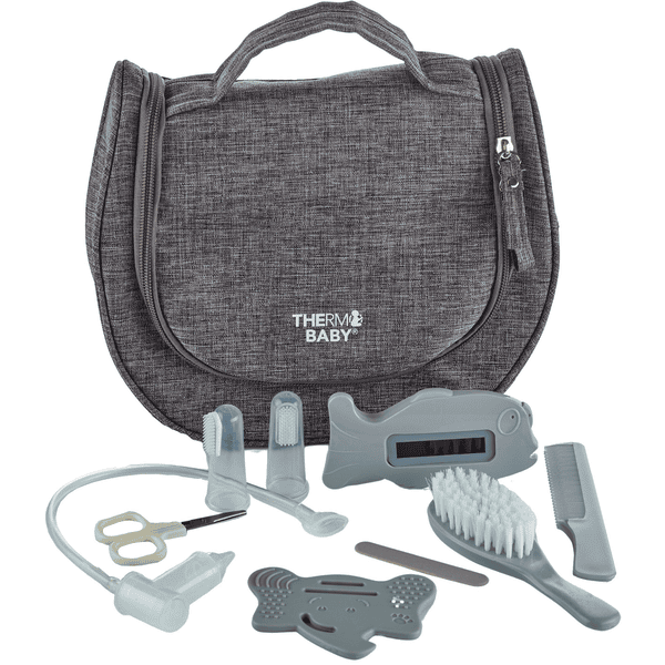 Set di cura Thermobaby® con borsa da toilette, grigio