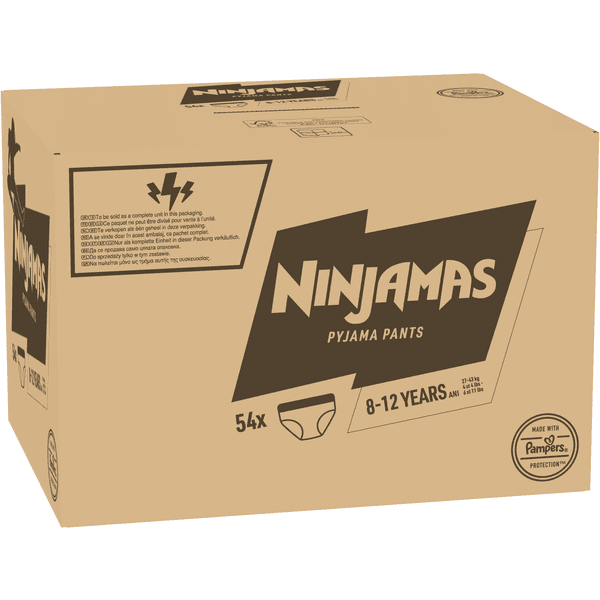 Pampers Ninjamas Couches-Culottes pour Pipi au Lit, Taille 8 à 12