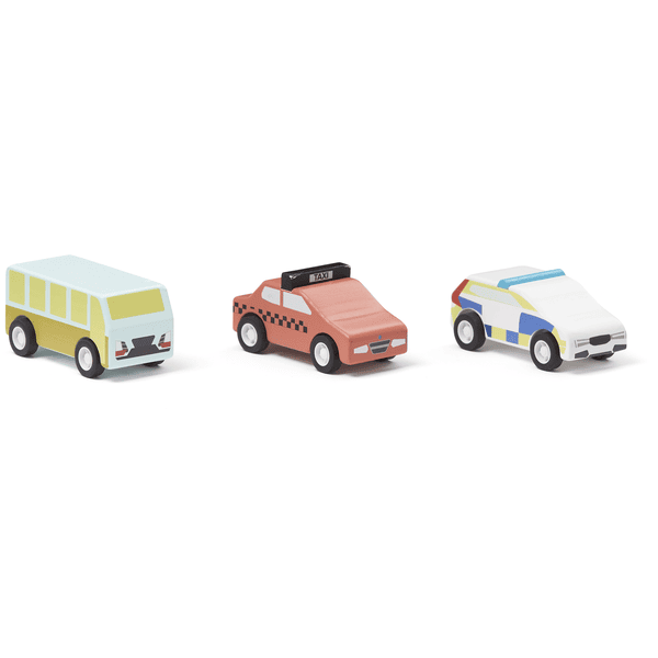 Kids Concept® Figurine voitures à rétrofriction Aiden bois