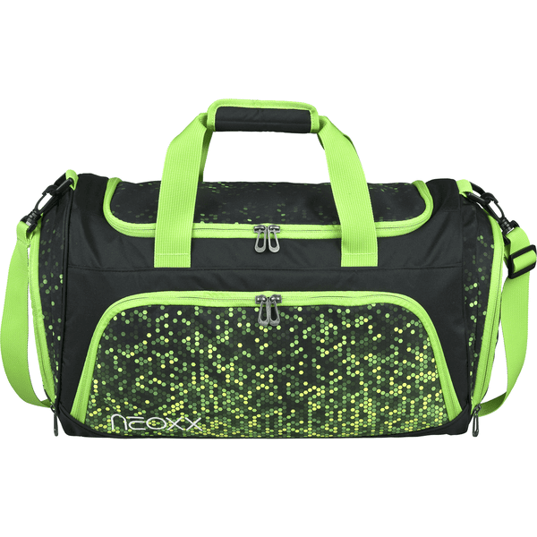 neoxx  Move sportstaske lavet af genbrugte PET-flasker, grøn og sort