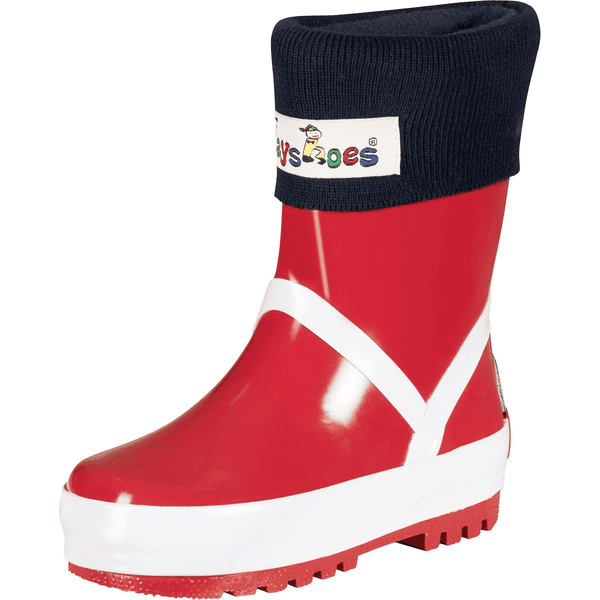 Playshoes Bottes enfant caoutchouc Points rouge