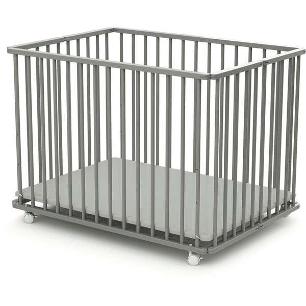 WEBABY Box pieghevole grigio faggio 70x100 cm