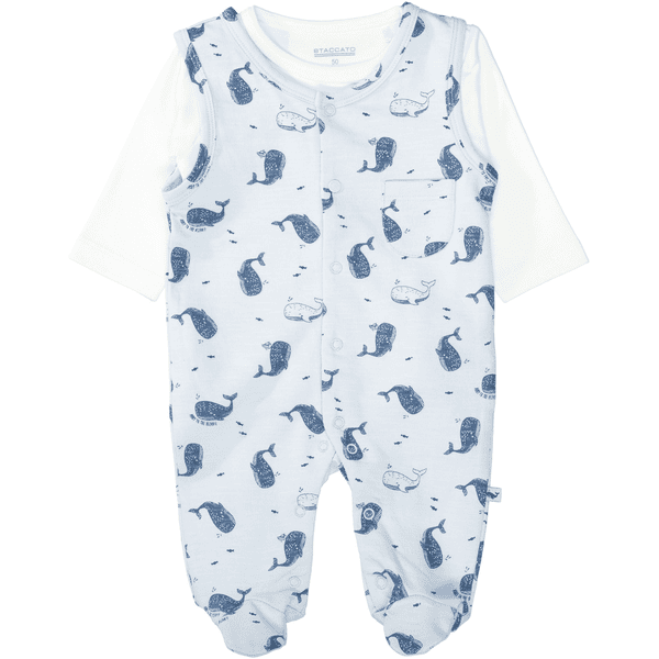 STACCATO  Romper+paita merensininen kuviollinen 