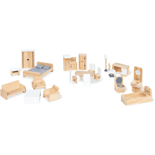 Pinolino Puppenhausmöbel-Set, 20-tlg