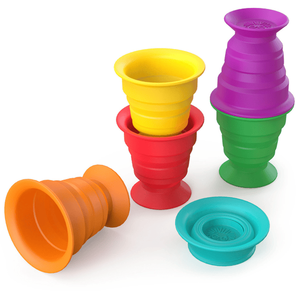 Baby Einstein Stack &amp; Squish Cups™ sensorisk staplingsleksak