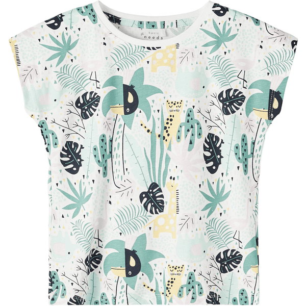 name it Shirt Nmfvigga White Alyssum Tropical