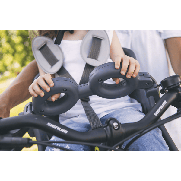 BELLELLI Kindersitz Fahrrad Freccia B-Fix frame mount Silver