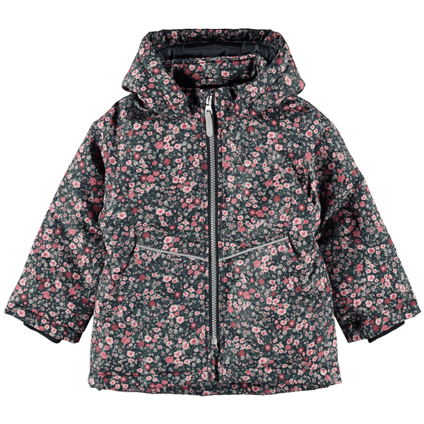 name it Jacke Nmfmaxi Dark Sapphire Petit Flower