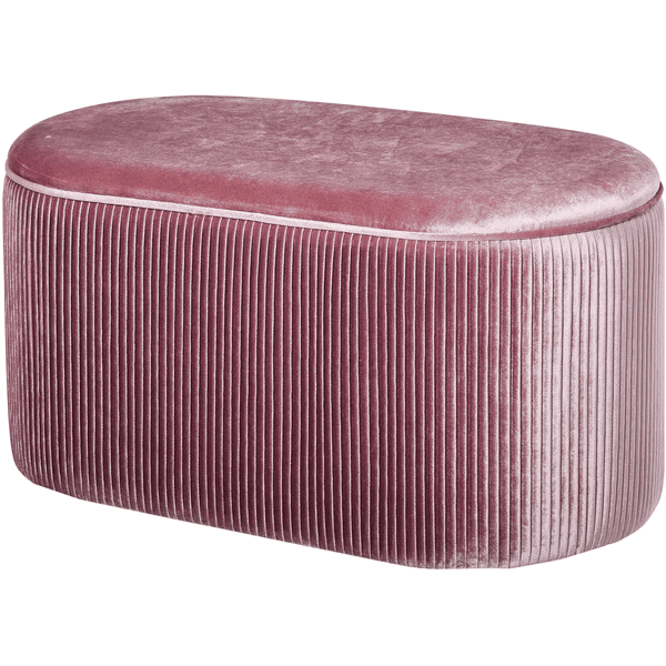 HOMCOM Sitzbank mit Stauraum rosa