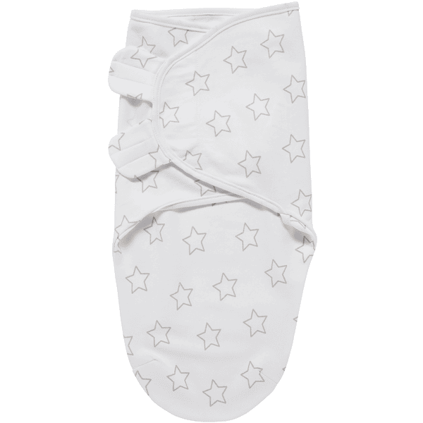 MEYCO Couverture d'emmaillotage bébé Stars grey
