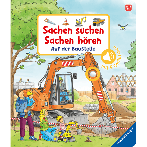 Ravensburger Sachen suchen, Sachen hören: Auf der Baustelle