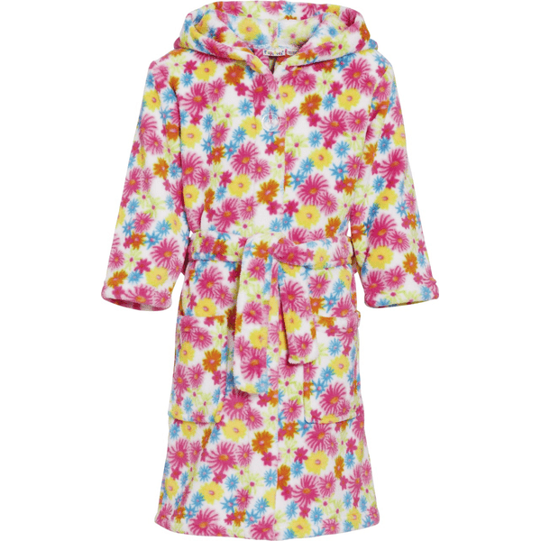 Playshoes Peignoir de bain enfant mer de fleurs polaire 