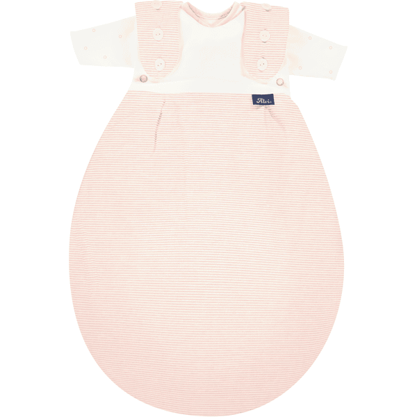 Alvi ® Baby-Maxchen® för tidig sovsäck SuperSoft rose Stripe