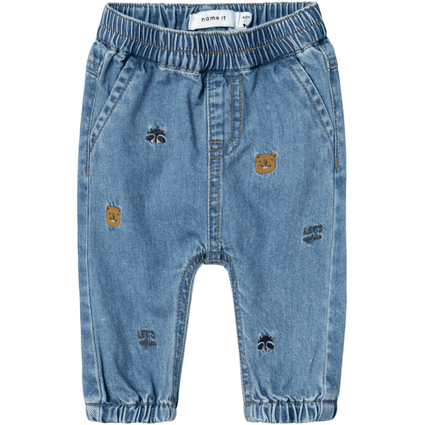 name it Medium Dżinsy U-Shape Nbmben Blue Denim