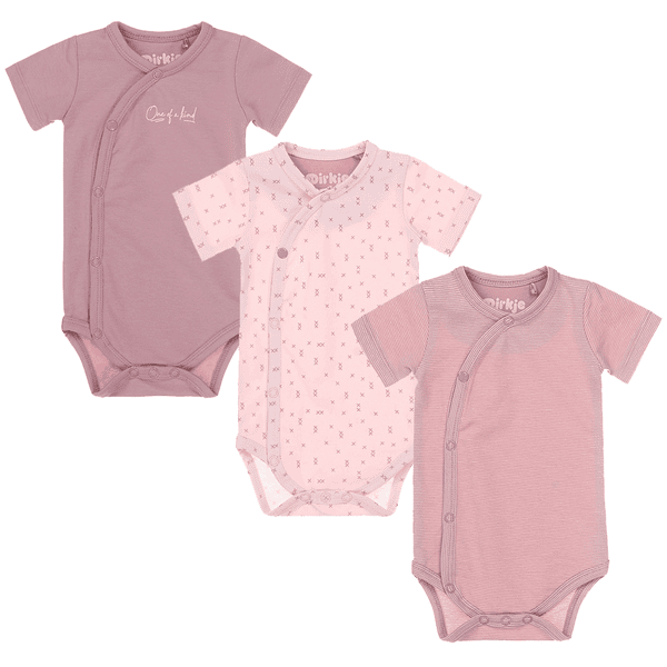 Dirkje Bodys pack de 3 mauve light pink